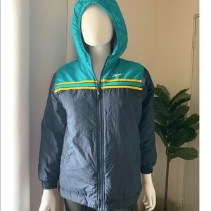 Vintage Reebok Puffer Jacket Youth Size Large